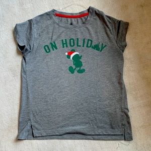 mickey mouse christmas T-shirt